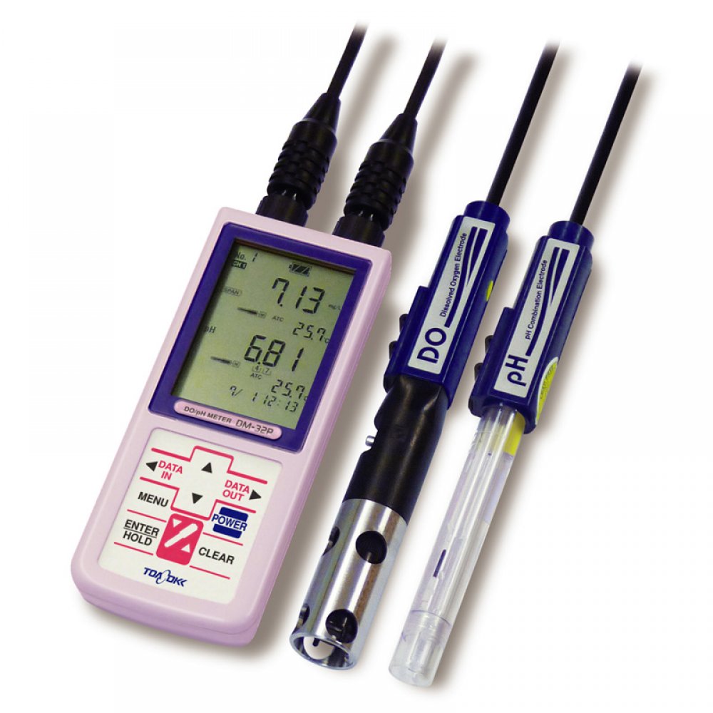 Handheld DO/pH Meter Model DM32P